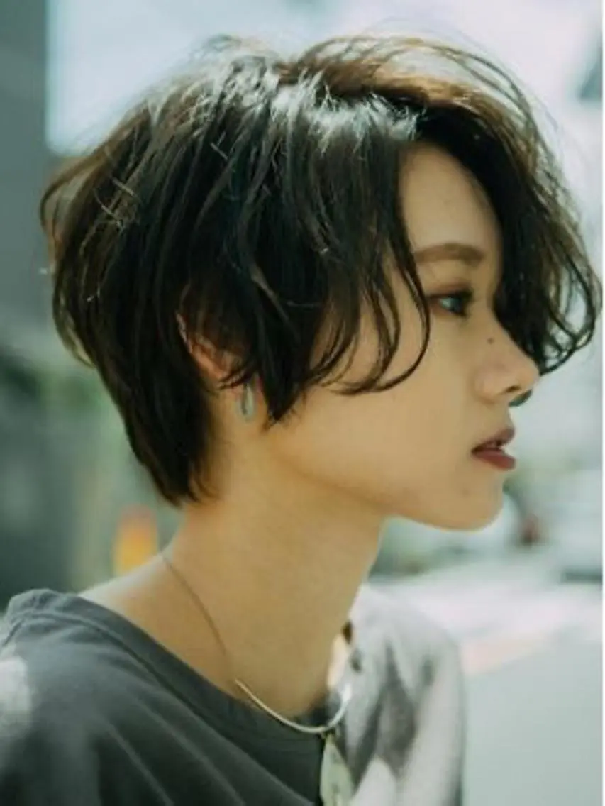 ショート 吉田一輝 外国人パーマのヘアスタイル