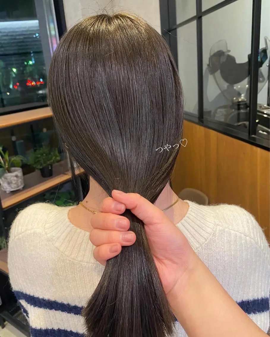 セミロング カラー ヘアアレンジ トリートメント yuuri🎀/大宮 /韓国ヘア/レイヤーのヘアスタイル