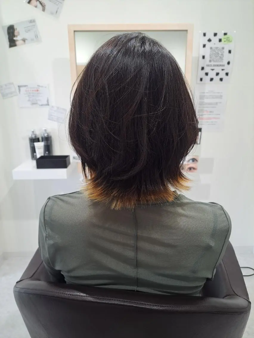 ミディアム 髪質改善 似合わせカット トリートメント MEGU🌺髪質改善 サロン【HACO】のヘアスタイル