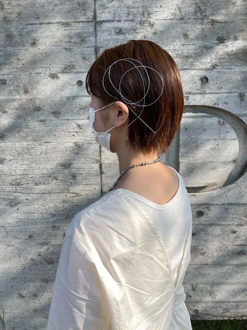 ショート レイヤー・ハッシュ ・ウルフカット/川崎のヘアスタイル
