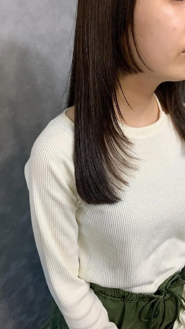 セミロング レイヤーカット カット トリートメント chouette シュエットのヘアスタイル
