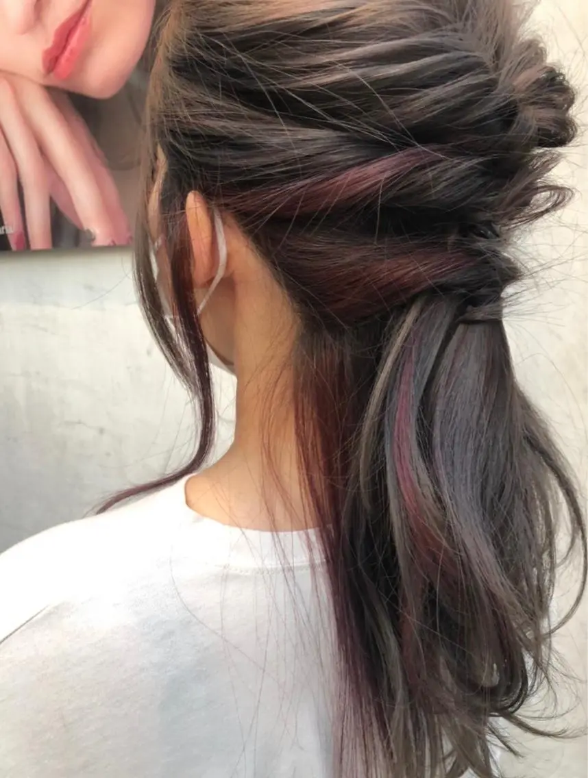 ロング カラー 須田 ゆかりのヘアスタイル