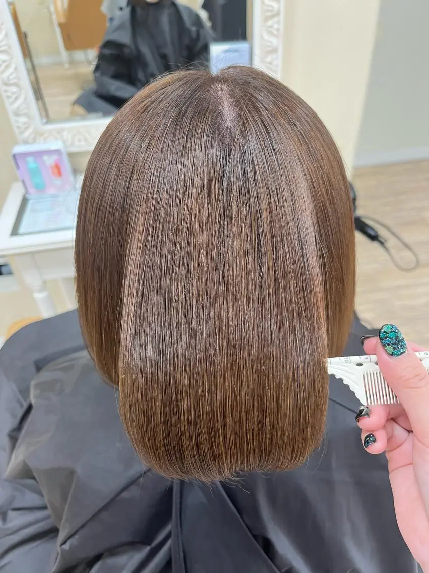 髪質改善カラーエステ /繁原わかなのヘアスタイル