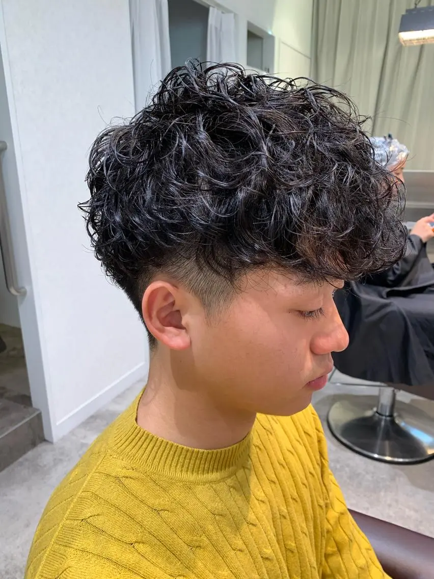 パーマ メンズ HAREru. モデル募集【戸塚】のヘアスタイル