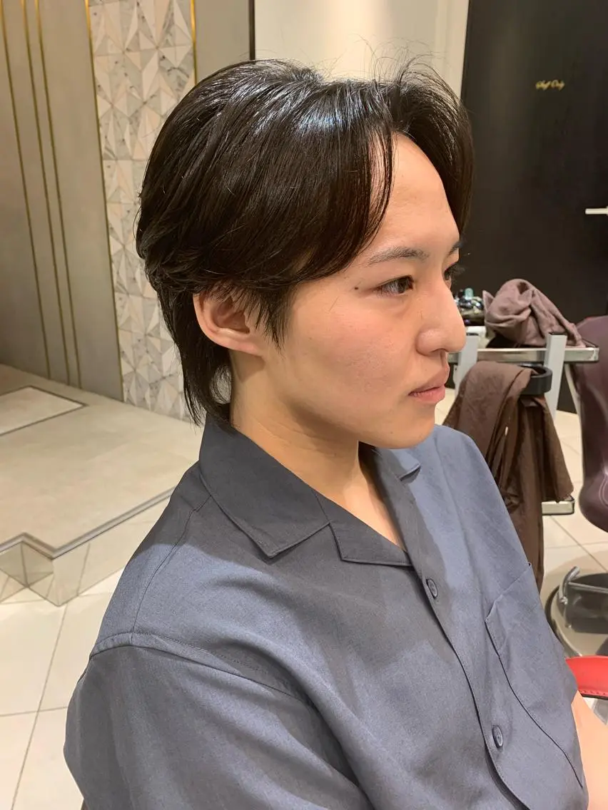 メンズ カット パーマ トリートメント ヘアセット ✨上村 潤平✨メンズヘア✨のヘアスタイル