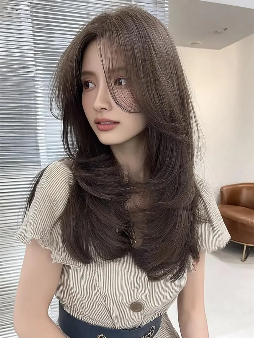 セミロング ボブ 外国人風カラー カット ヘアカラー トリートメント 🎀透明感カラー/ yuka🎀のヘアスタイル