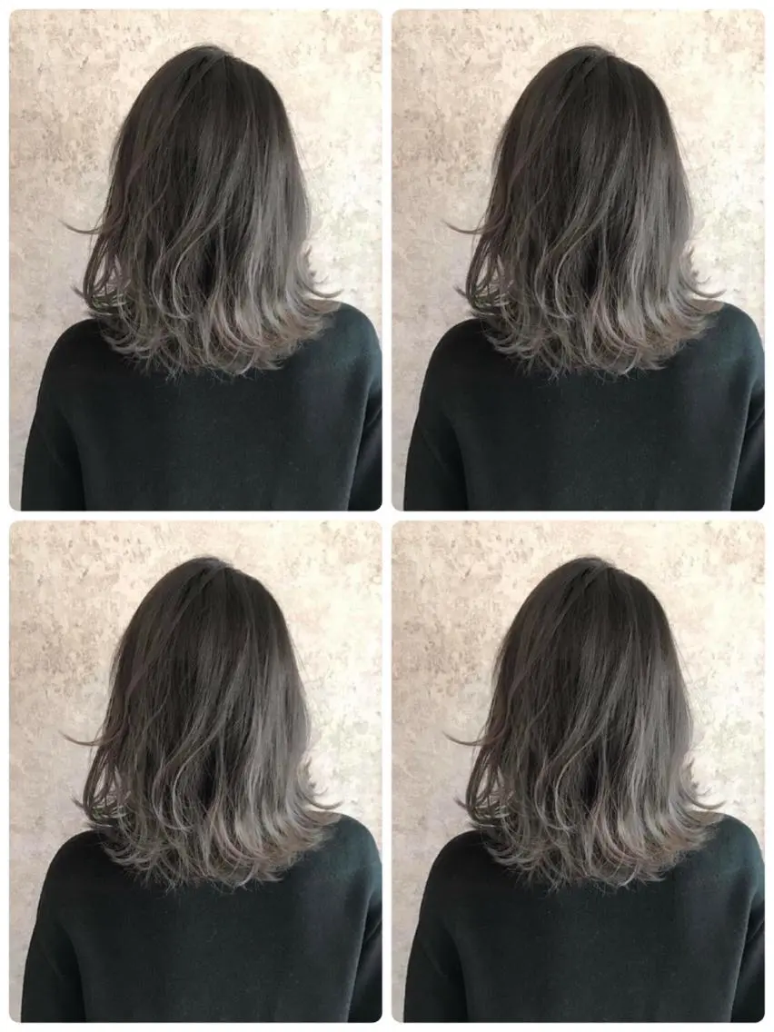 ミディアム ハイトーンブリーチ 土坂　由志【京都】のヘアスタイル