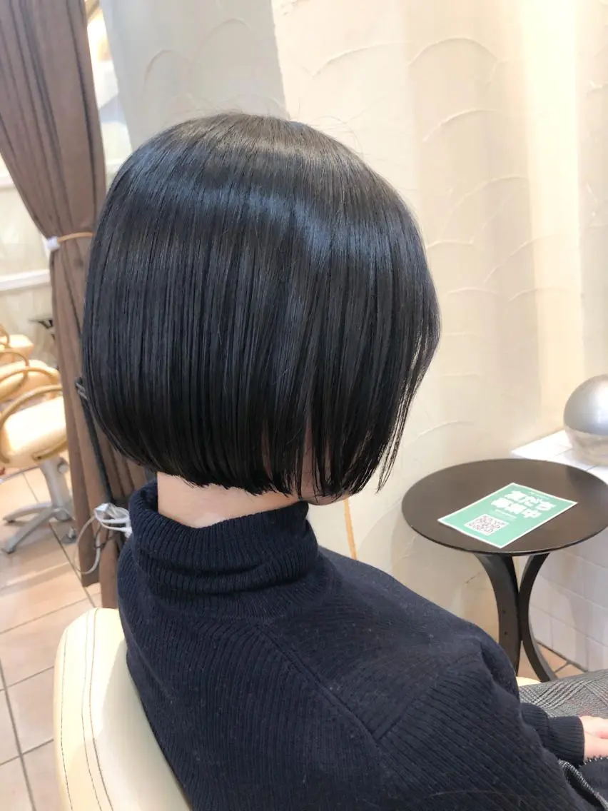 ショート カラー パーマ 髪質改善ストレート ⚡️下ノ村柊斗⚡️のヘアスタイル