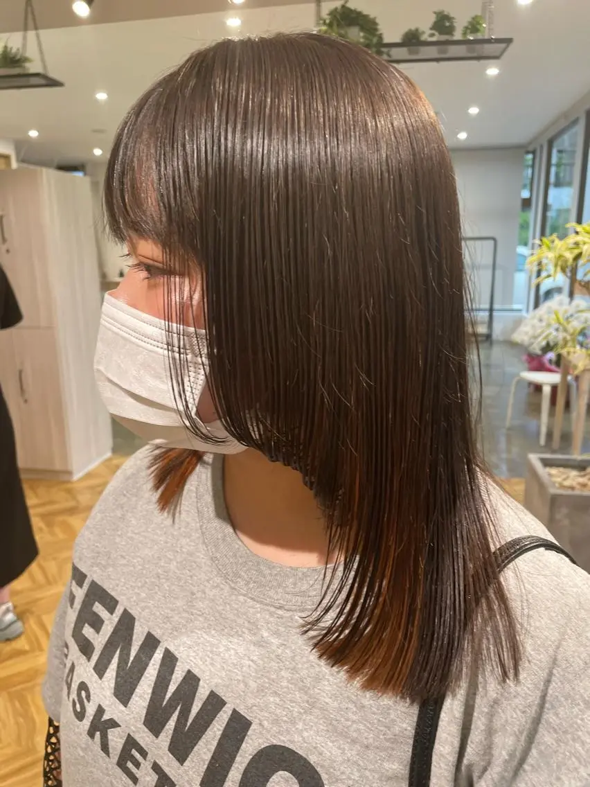 ミディアム ボブ 鈴木 つかさのヘアスタイル