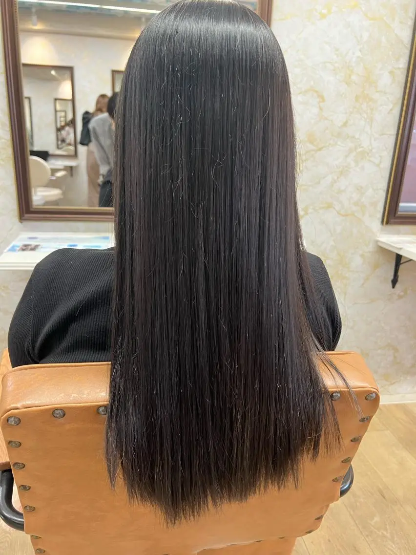 ロング 髪質改善/ メンズカット・パーマのヘアスタイル