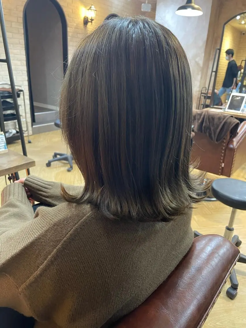 カラー アッシュ MIKU ナチュラルヘア✂️✨のヘアスタイル