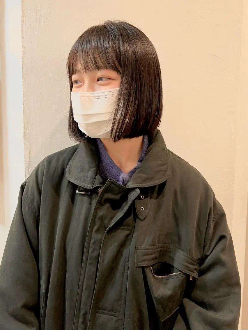 ショート ボブ ショート& パーマ　坂本のヘアスタイル