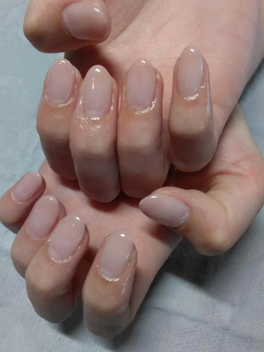 ネイル グラデーション ワンカラーネイル lylynail YUUKAのネイルデザイン