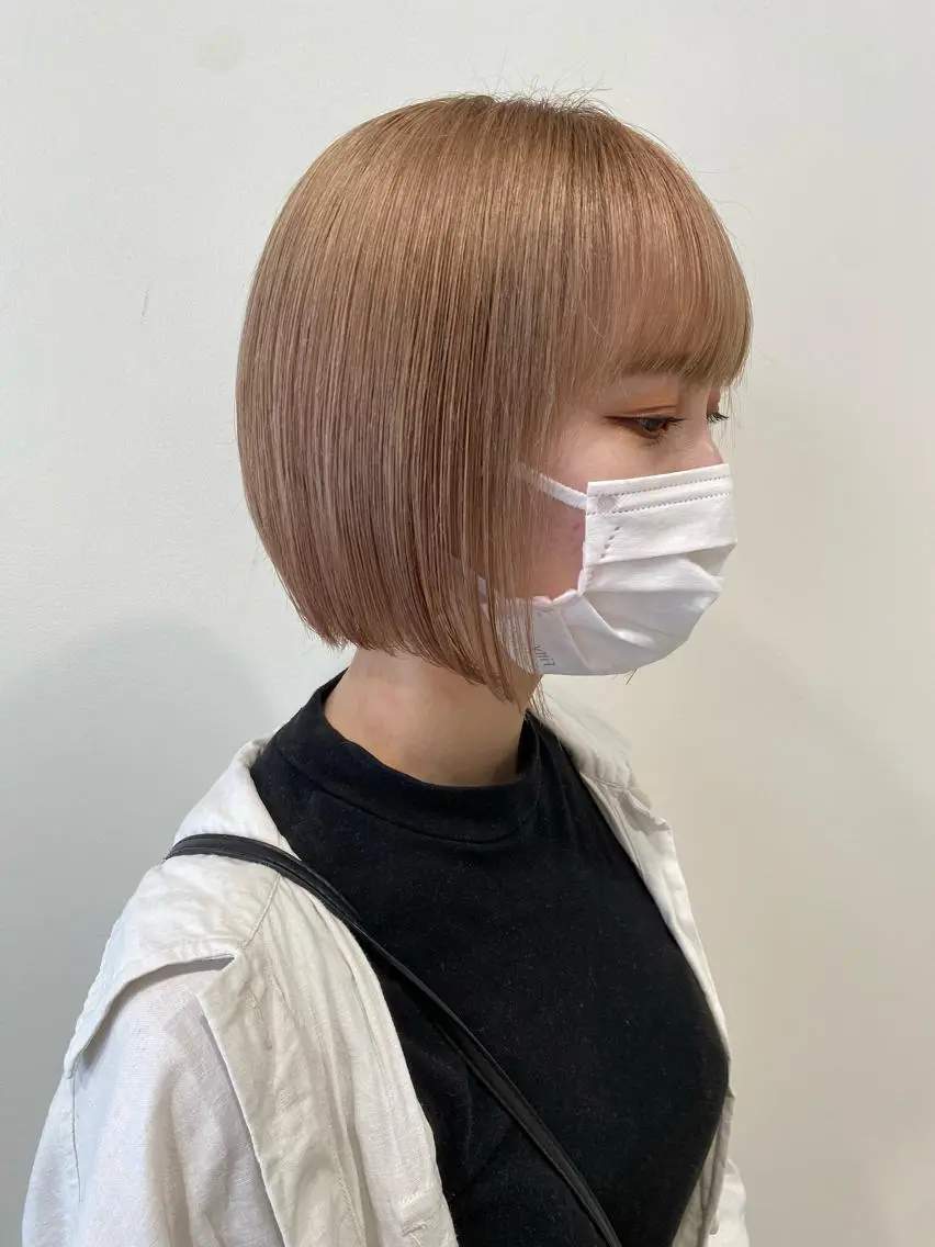 ショート カラー ハイトーンカラー🌈 メンズパーマ鈴木康平のヘアスタイル