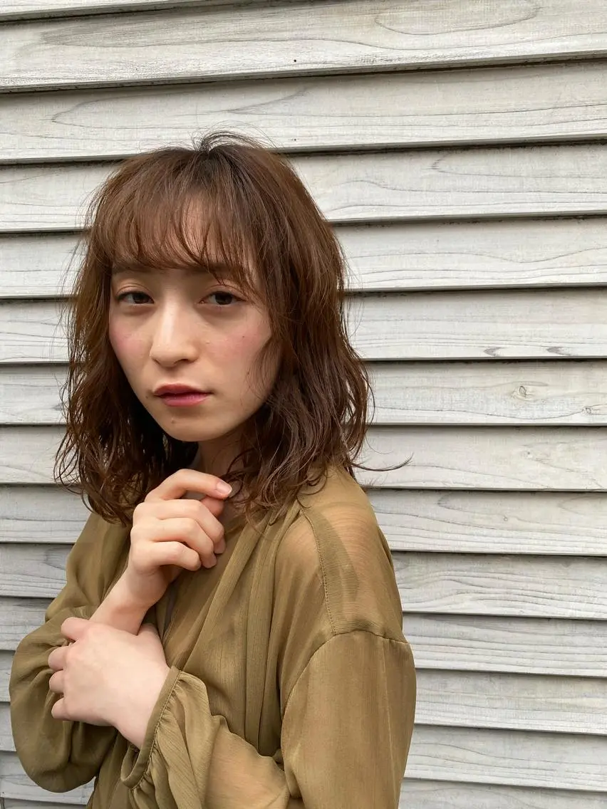 ミディアム 🍃透明感スタイル yu-ka🍃のヘアスタイル