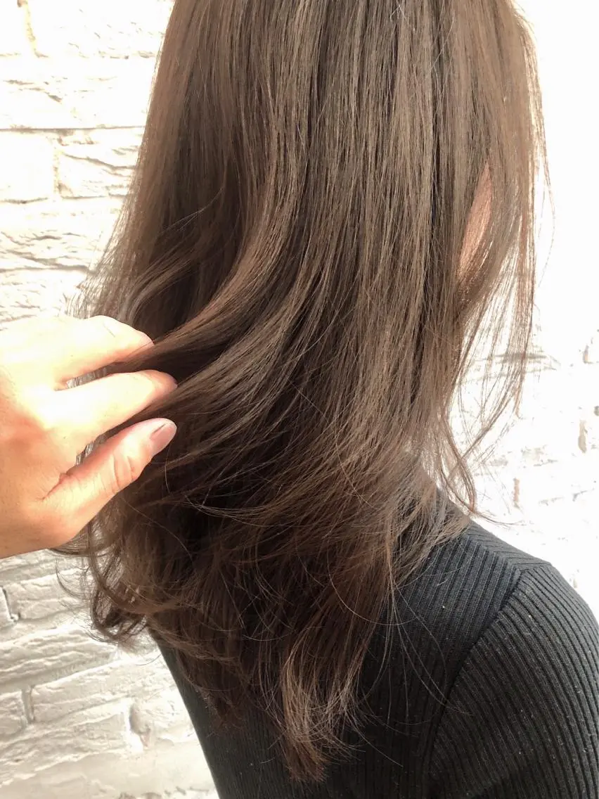 ロング カラー ヘアアレンジ LaNA 佐藤なおのヘアスタイル