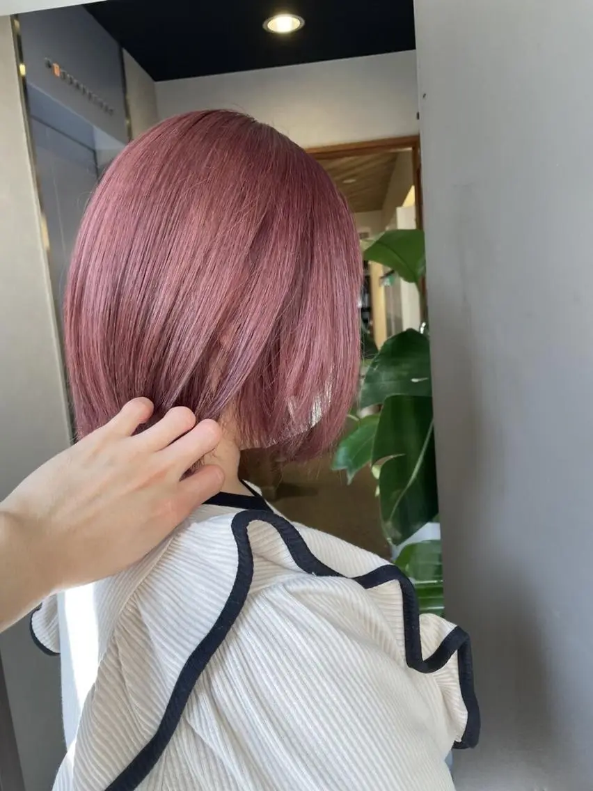 カラー ロング ブリーチ ブラウンカラー ショコラブラウン ダブルカラー ブリーチなしカラー TIGRE kamitoriのヘアスタイル