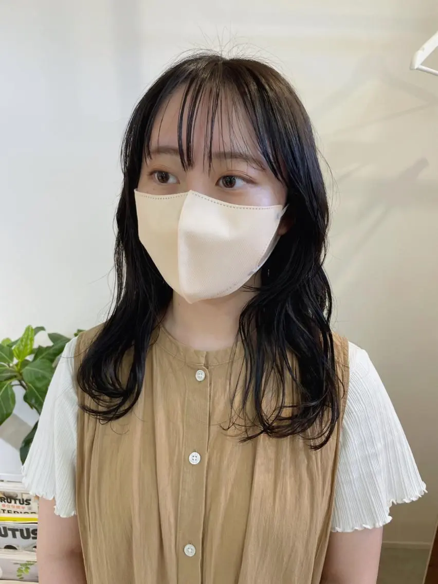 セミロング カラー グレージュ fit/ madokaのヘアスタイル