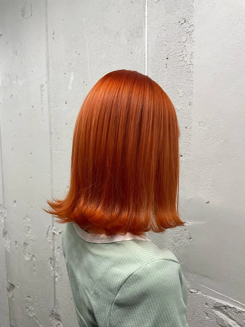 ミディアム カラー シールエクステ バレイヤージュ ミストバング ダブルカラー  フェイスフレーミング カット ヘアカラー トリートメント 🧡艶髪/エクステ 🫧🧡YUKI❄️のヘアスタイル