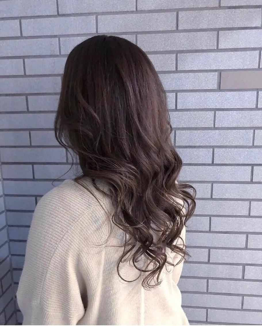 ロング カラー アディクシーカラー アッシュ 透明感カラー ラベンダーカラー ラベンダーアッシュ 中村 よしひでのヘアスタイル