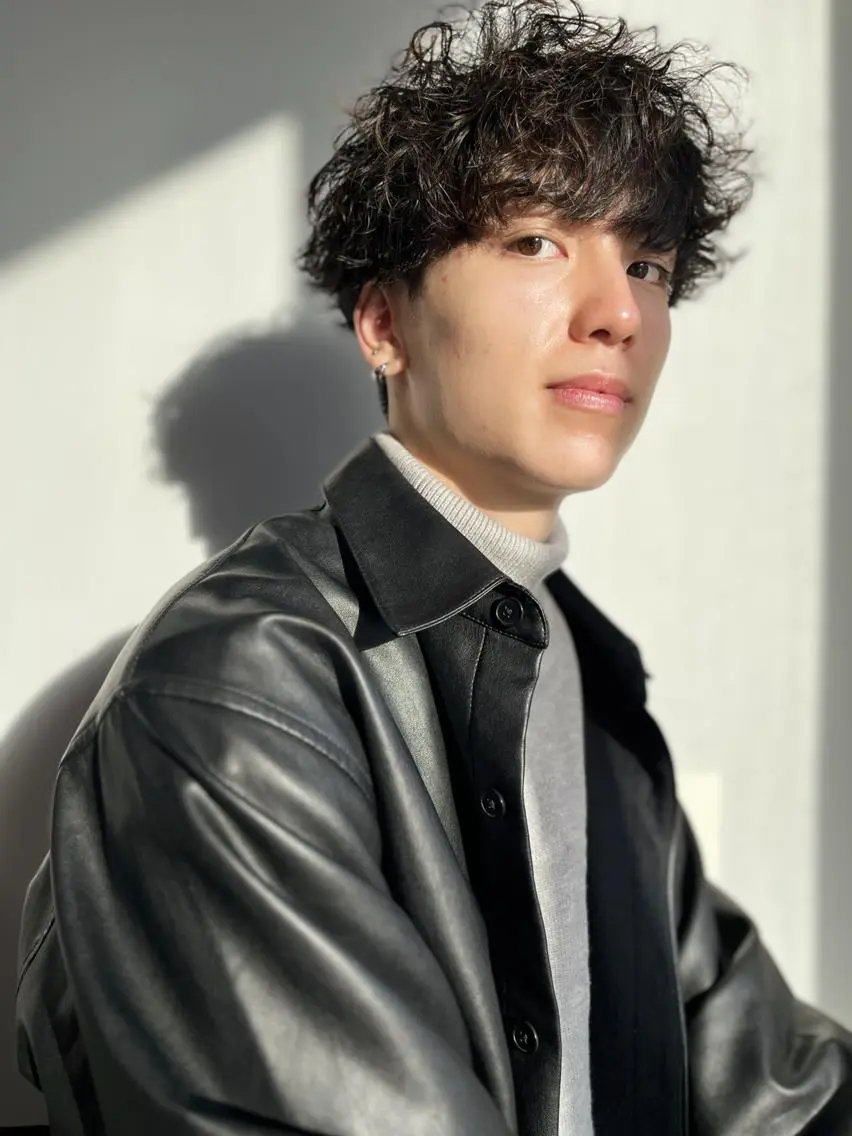 ショート メンズ メンズパーマ カット パーマ 小村敏司🔹 メンズヘアのヘアスタイル