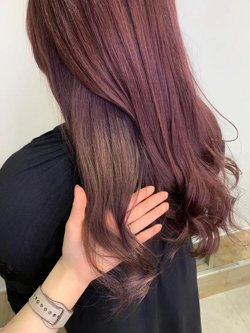 ロング カラー ヘアアレンジ ヘアカラー トリートメント 近藤千翔🩵 髪質改善Periodのエステ・リラクイメージ