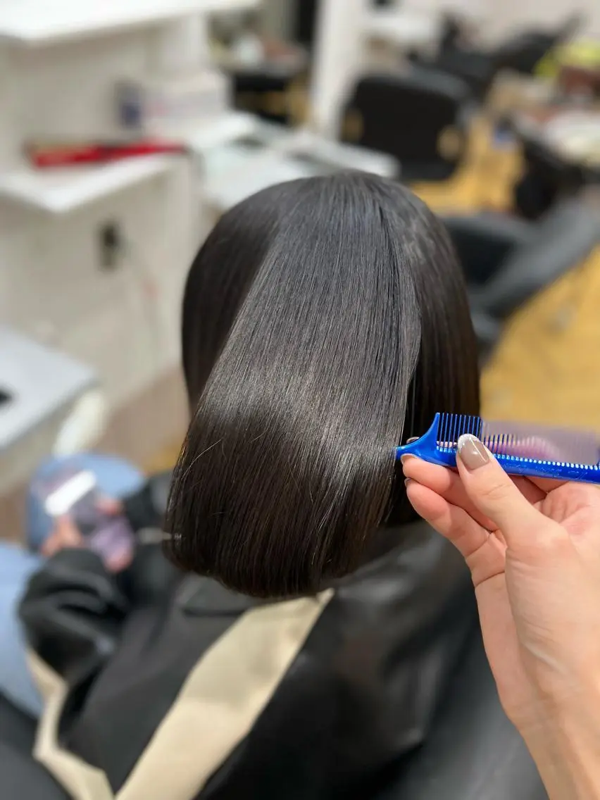 ショート カラー ヘアアレンジ トリートメント ✨カチモリ✨レイヤー 韓国ヘア🇰🇷ゆいのヘアスタイル