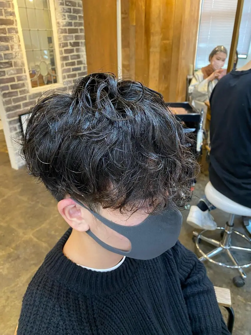 ショート パーマ カット パーマ 髪質改善推し 巽のヘアスタイル