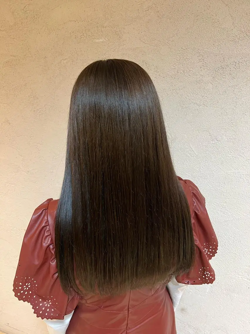 ロング カラー 竹添 有梨沙のヘアスタイル