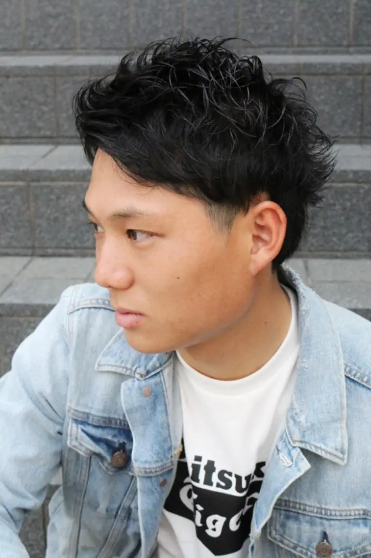 メンズ メンズショート カット 藤野 陵平のヘアスタイル