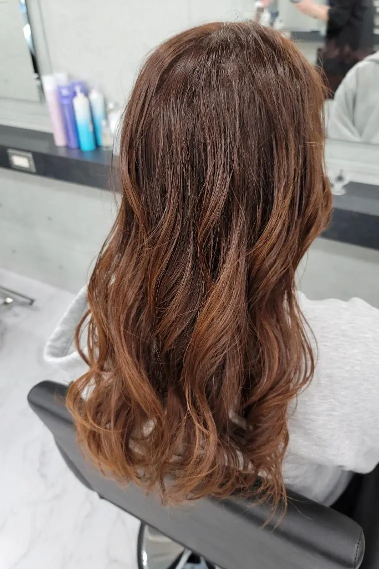 ロング カラー ヘアアレンジ ❇️安達 優心❇️ レイヤー/艶髪特化のヘアスタイル