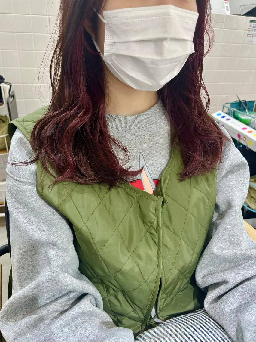 ロング カラー カット ヘアカラー トリートメント 🌼sunc HINAMI🌼のヘアスタイル