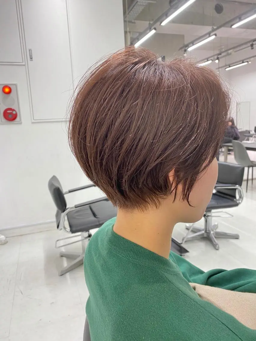 ショート カラー カット 似合わせ専門美容師 なかじまのヘアスタイル