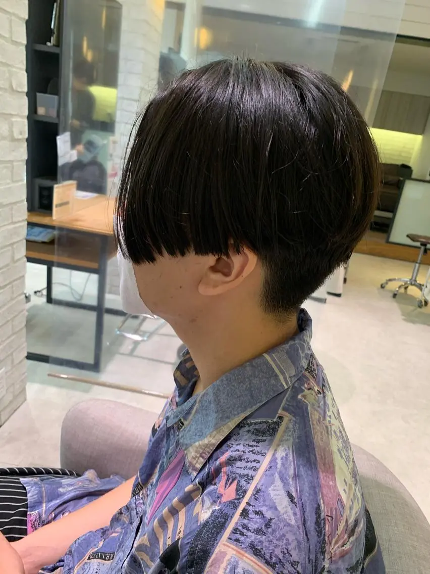 ショート メンズ マッシュ 青木 くるみのヘアスタイル