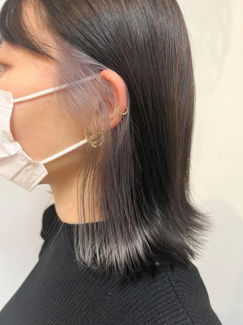ミディアム カラー つくばUtooe's 副店長　寺沢颯のヘアスタイル