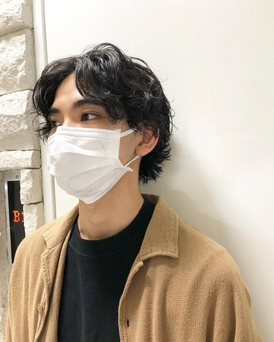 パーマ ヘアアレンジ メンズ カット パーマ トリートメント ヘアセット メンズ特化✂️栗原 侑也のヘアスタイル