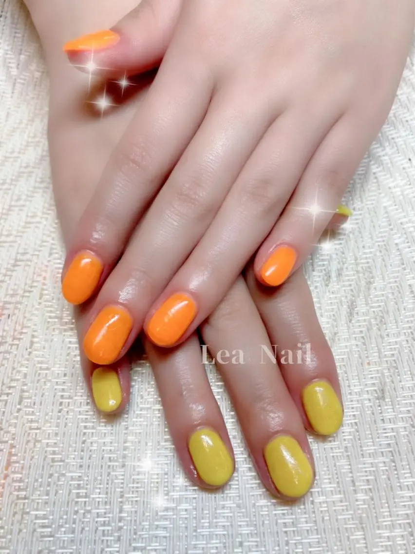 ネイル ワンカラーネイル Lea Nailのネイルデザイン