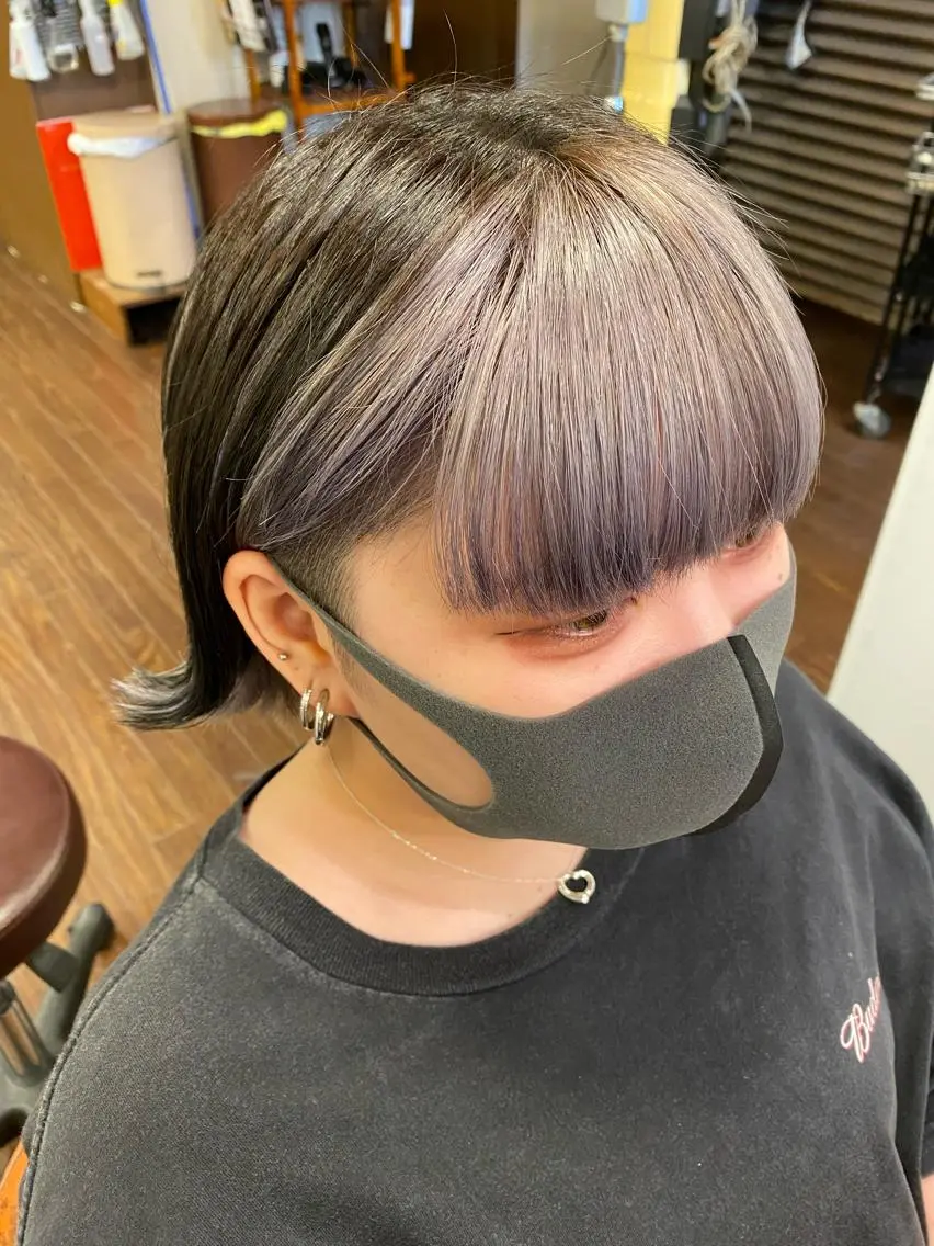 ショート カラー liL hair サトウリョウタのヘアスタイル