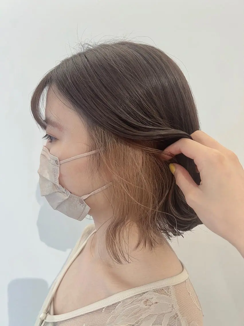 ショート カット ヘアカラー トリートメント Fan.ray店長 🌈 HIBIKIのヘアスタイル