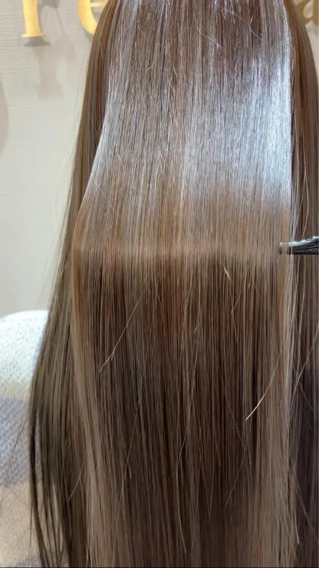 ロング カラー ヘアアレンジ キッズ カット ヘアカラー トリートメント 横浜関内髪質改善 re:Magoのヘアスタイル