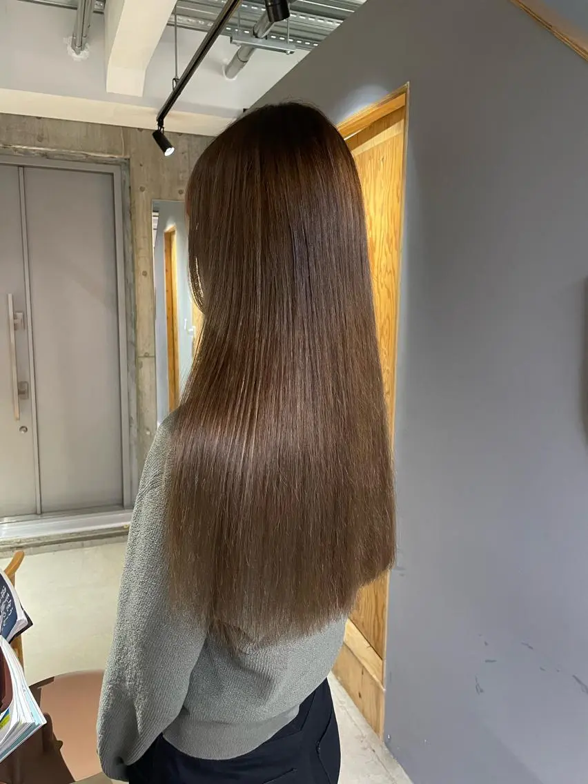 ロング カラー アッシュ ベージュカラー noa ☪︎のヘアスタイル