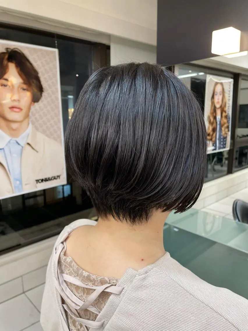 ショート ショートボブ ボブ ショートヘア 大山 真衣のヘアスタイル