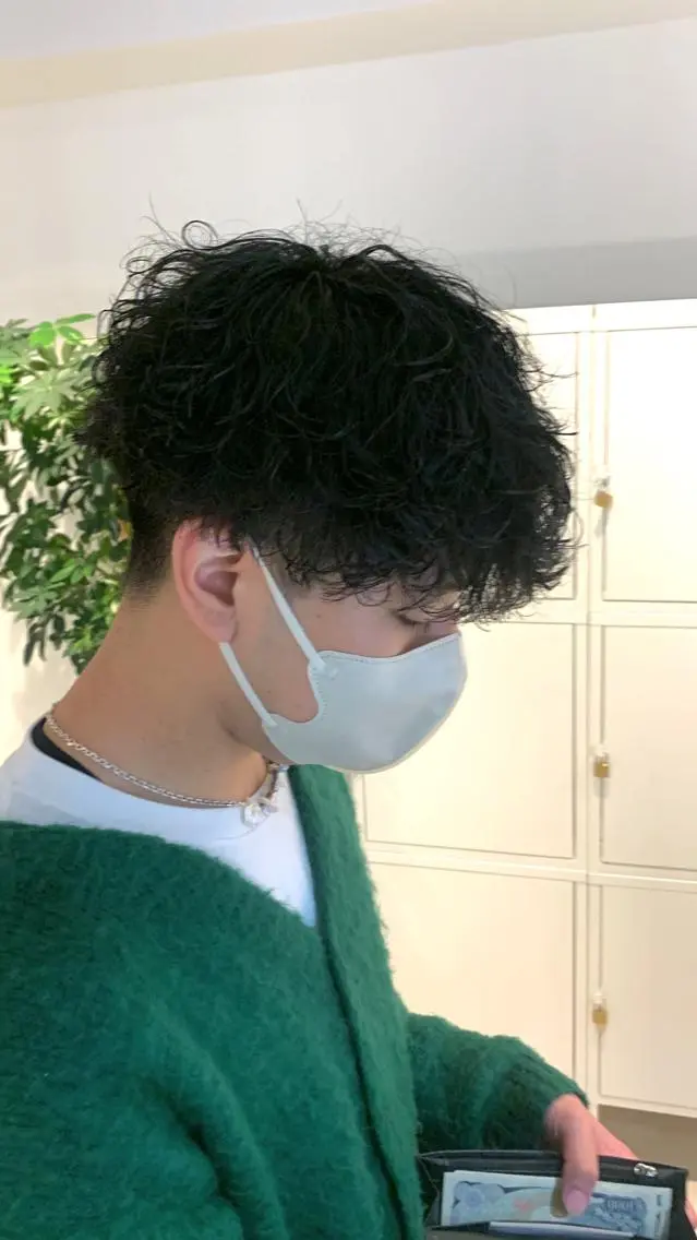 ショート パーマ メンズ カット パーマ 大人男髪/メンズ パーマ/hiroのヘアスタイル