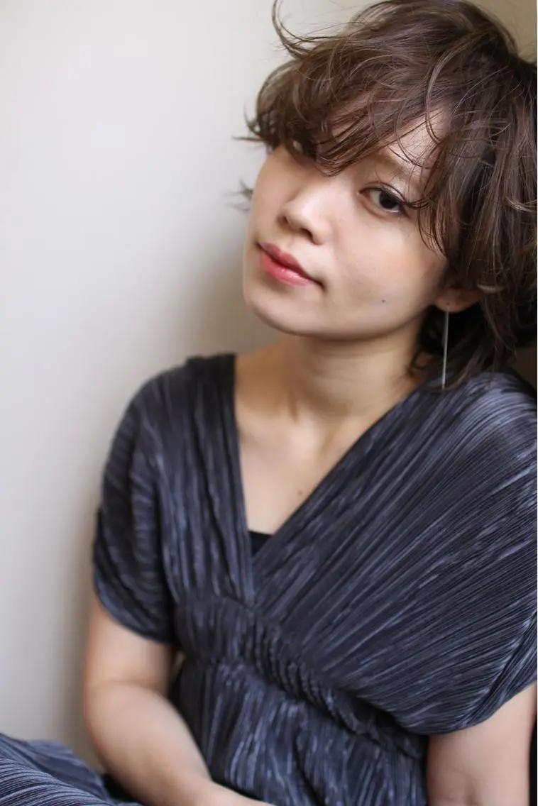 ショート カラー パーマ 坂本 裕介のヘアスタイル