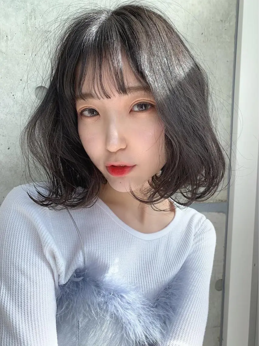 ミディアム カラー *［公式］札幌アカデ ミー🪄モデル募集のヘアスタイル
