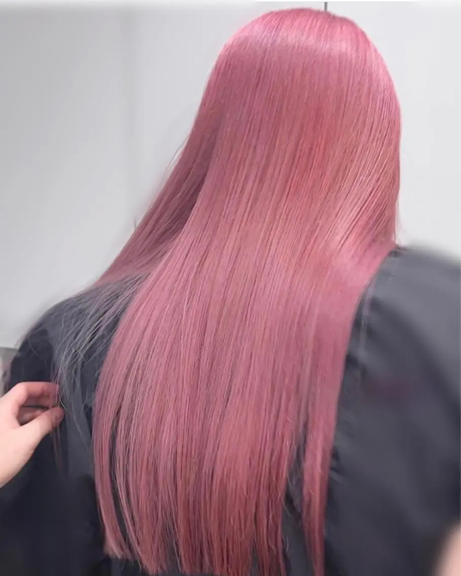 ロング カラー ヘアアレンジ 🎀韓国スリムタッキ 羽エクステ🎀kiiのヘアスタイル