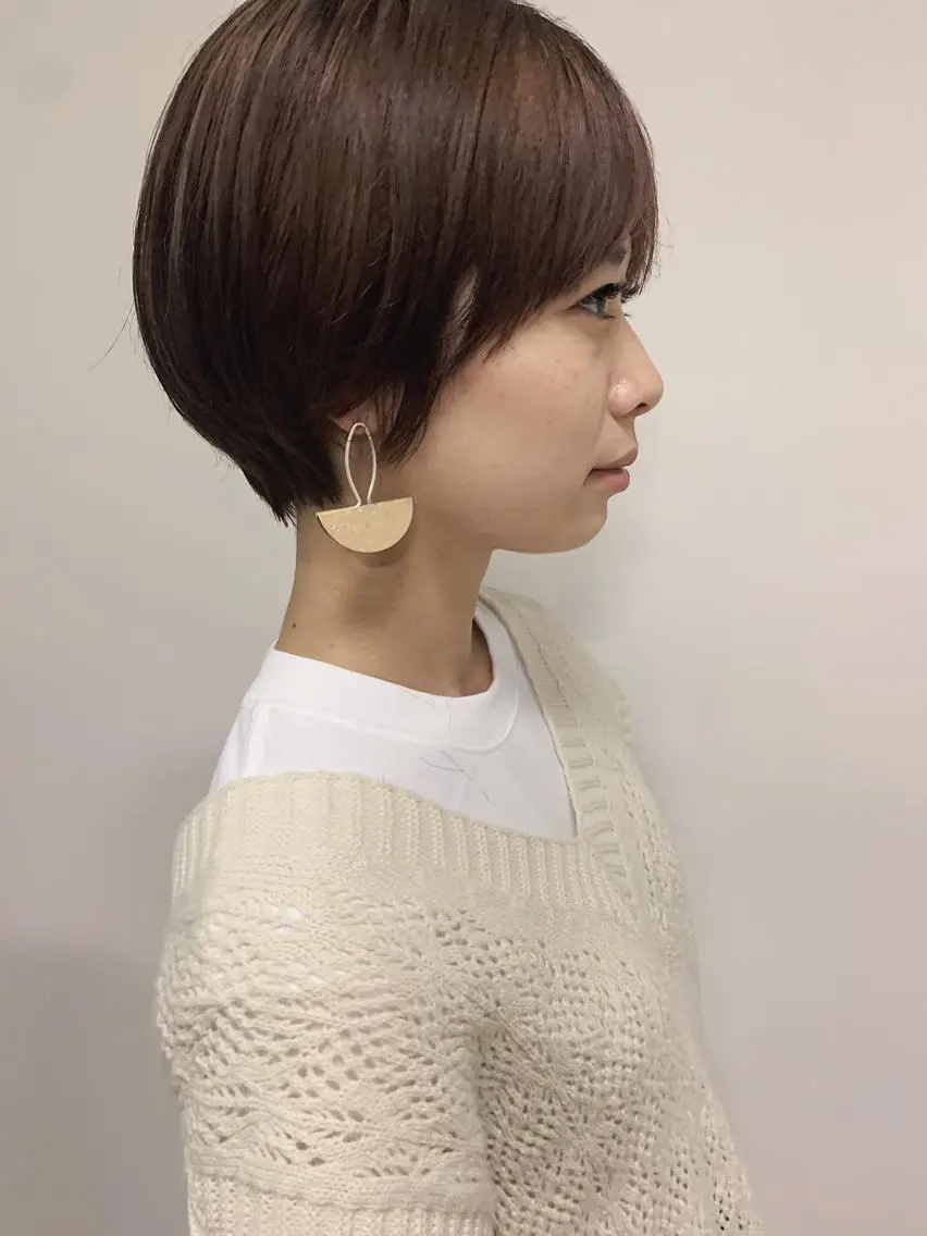 ショート 丹羽大喜 縮毛矯正/美髪矯正のヘアスタイル