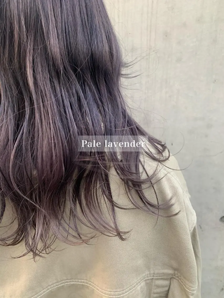 カラー ラベンダーカラー ヘアカラー 山本 晶大のヘアスタイル