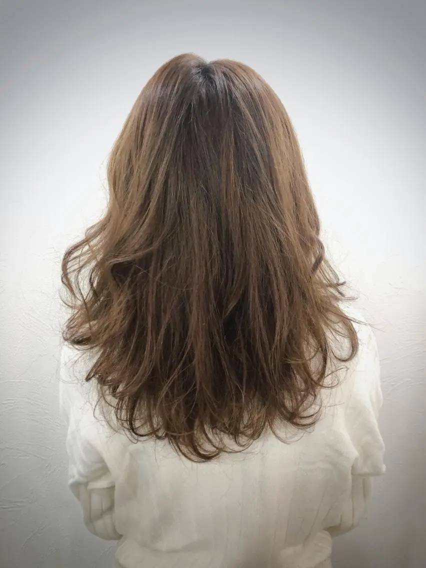 セミロング 植野/新宿 高田馬場のヘアスタイル