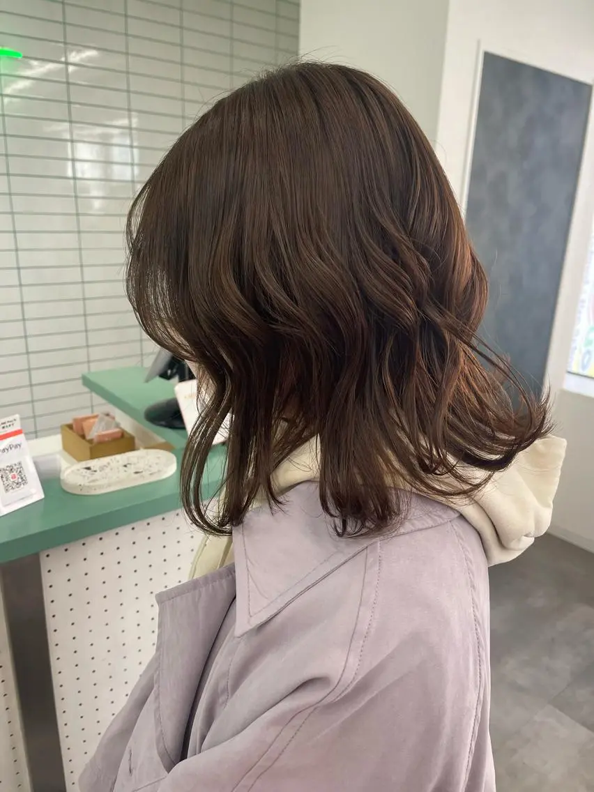 ショート カラー オリーブカラー 🌿新木 彩加🌿のヘアスタイル